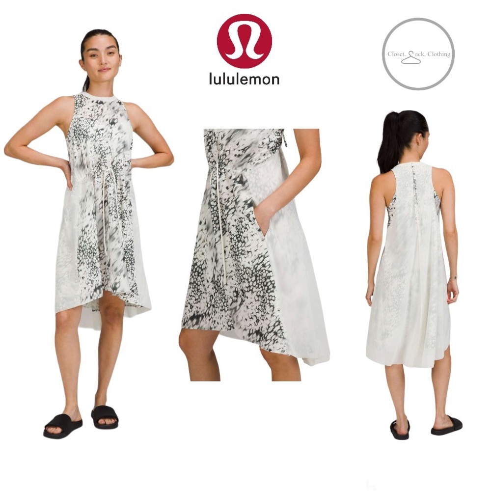 2022 Lululemon Mesh Overlay High-Neck Dress Size 6